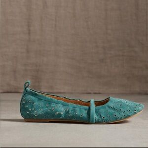 Bella Ann Elegant Teal Women's Flats